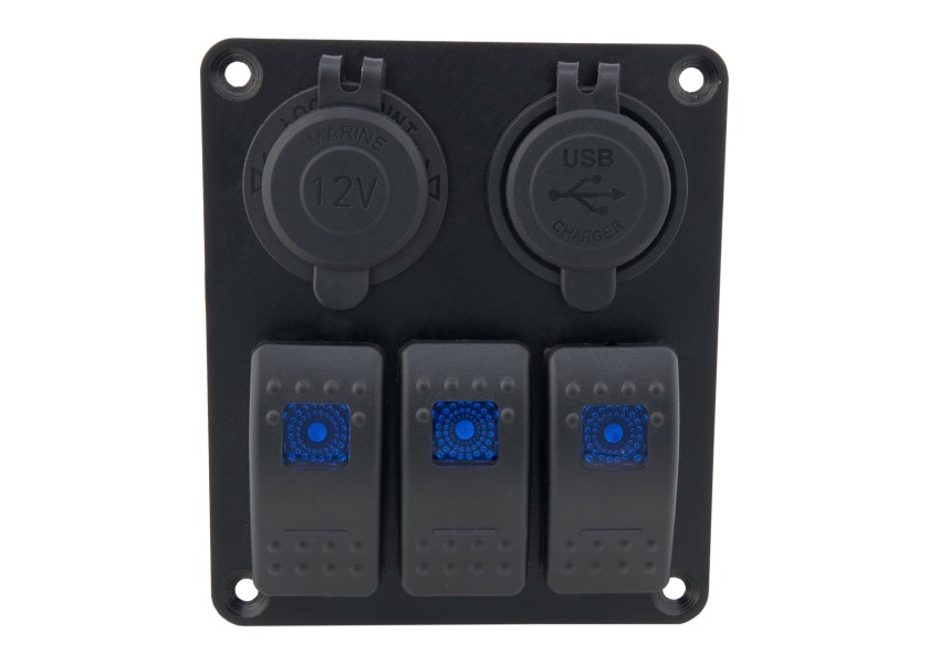 Купить SEATEC Control Panel with Dual USB and Cigarette Lighter Socket 29864-bvs 7ft.ru в интернет магазине Семь Футов