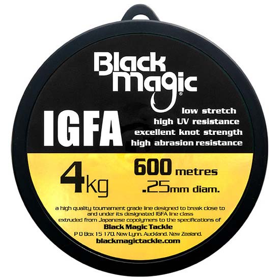 Black magic IGFA06/600C IGFA 600 M Линия Черный  Clear 0.300 mm 