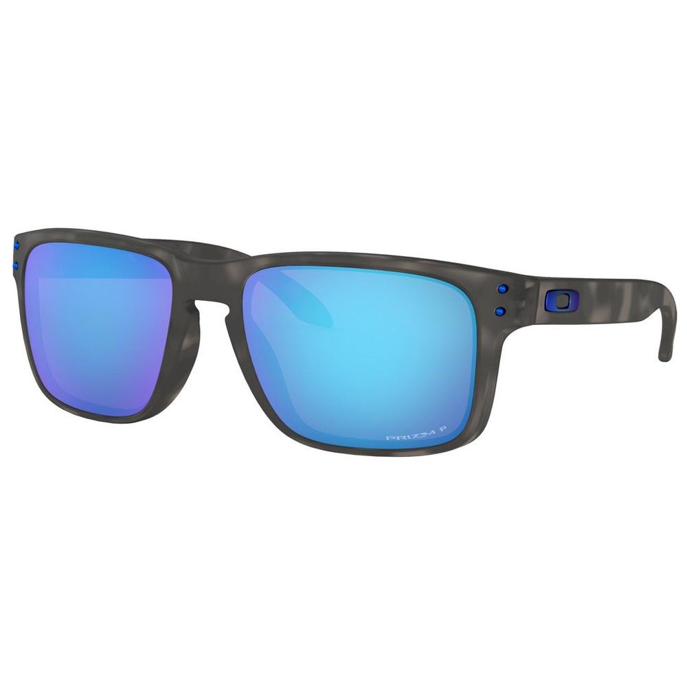 Oakley OO9102-G755 Holbrook Prizm Поляризованные Очки Matte Black Tortoise Prizm Sapphire Polarized/Cat3