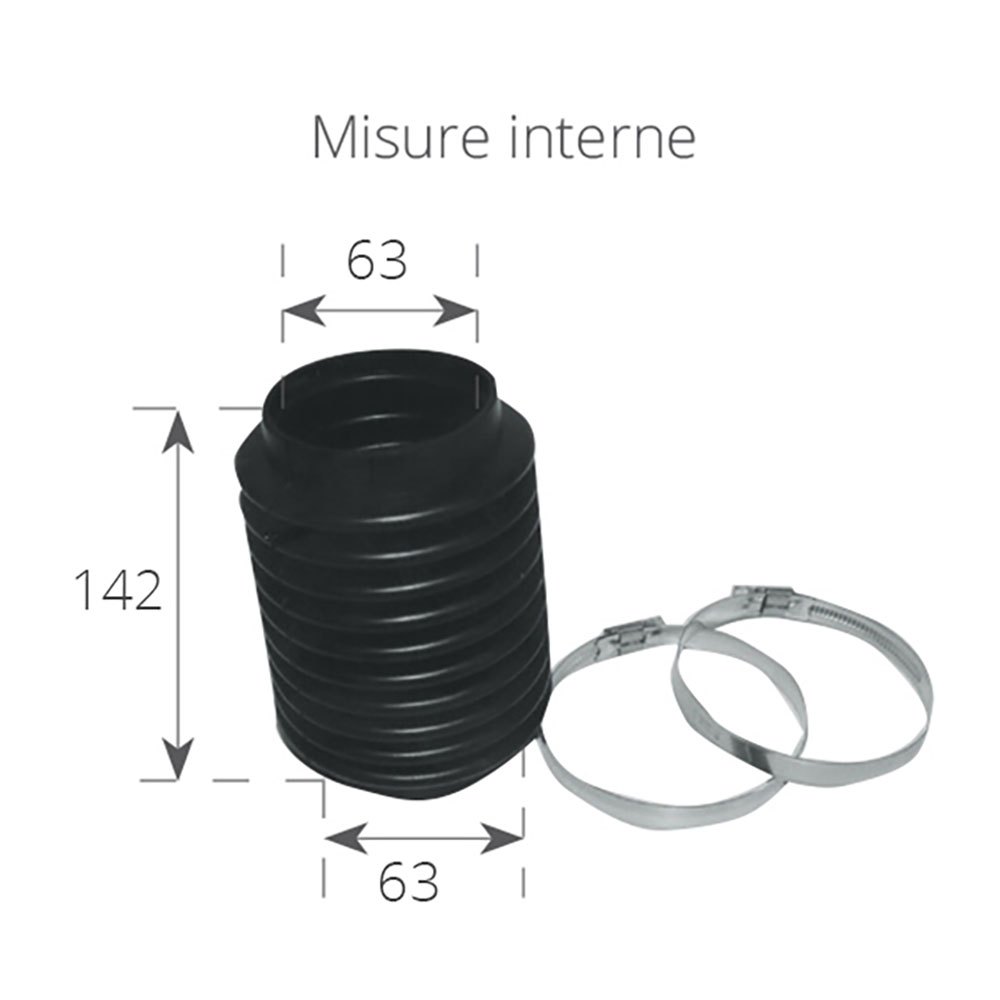 Finnord 2727882 Сапоги для защиты от выхлопных газов Серебристый Black 142 x 63 mm 
