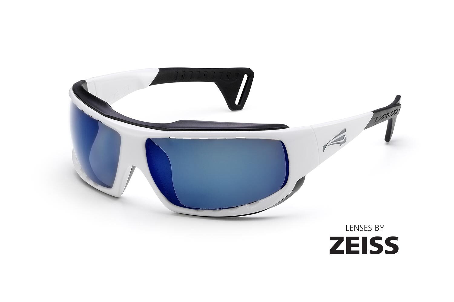 Спортивные очки LiP Typhoon / Gloss White - Black / Zeiss / PA Polarized / Gun Blue