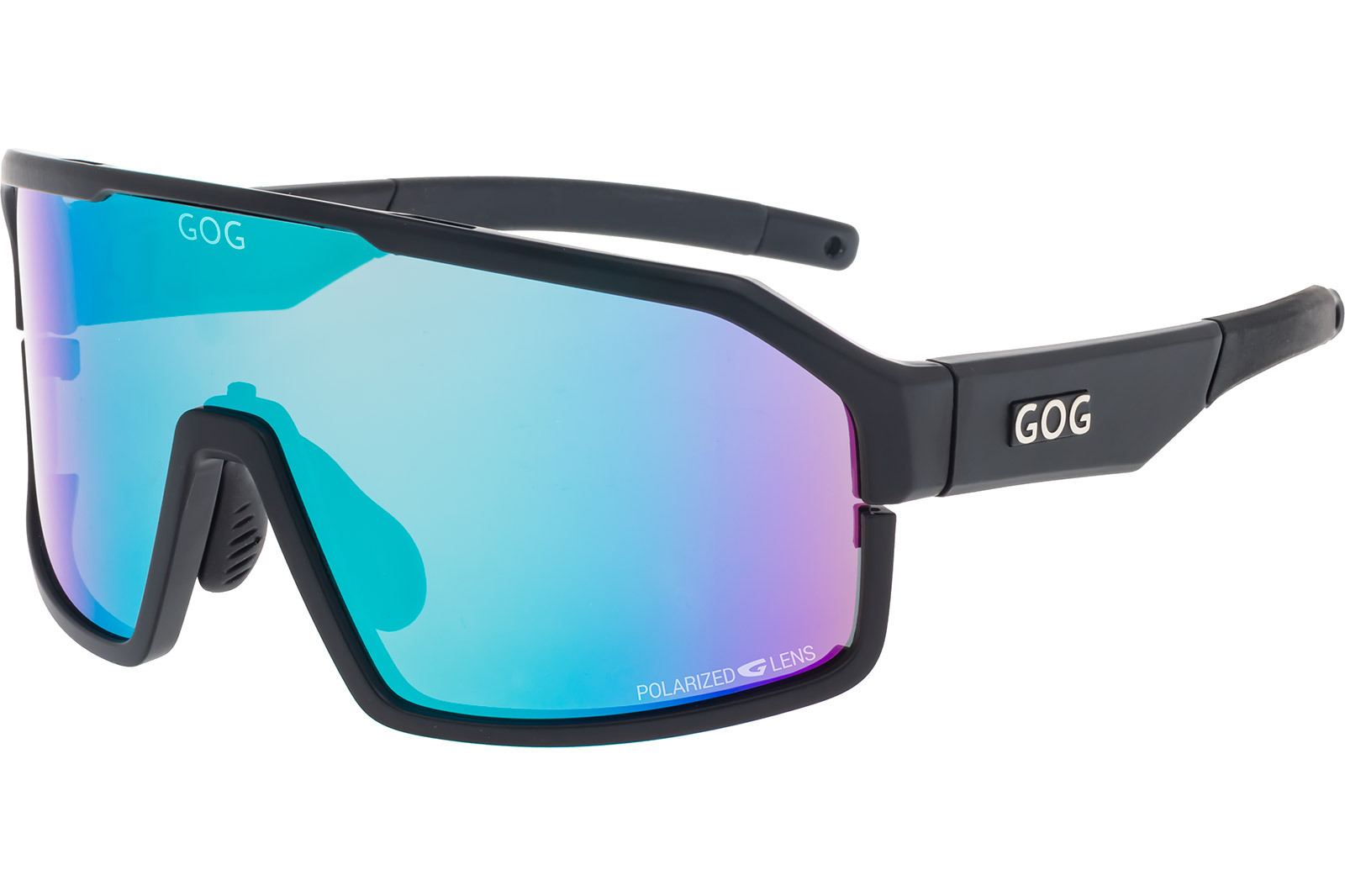 Купить Спортивные очки GOG Annapurna / Matt Black / Polarized White-Blue Lens, e490-2p 7ft.ru в интернет магазине Семь Футов