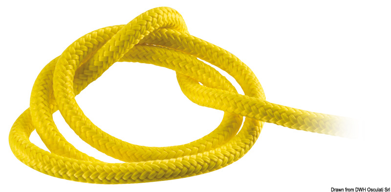 Купить Швартовый трос из жёлтого полипропилена повышенной заметности 200 м диаметр 18 мм, Osculati 06.479.18 7ft.ru в интернет магазине Семь Футов