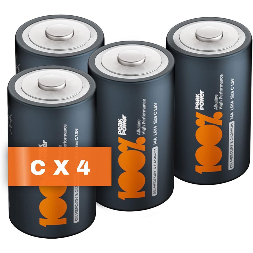Gp batteries GD146 Peakpower C Щелочные батареи 4 единицы Серебристый Multicolor