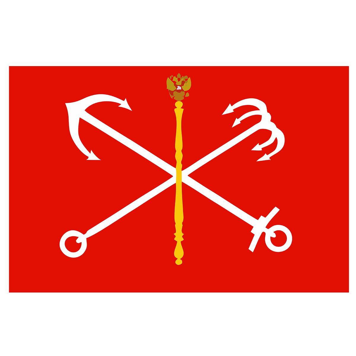 Флаг г.Санкт-Петербург Adria Bandiere 24B25 70х100 см