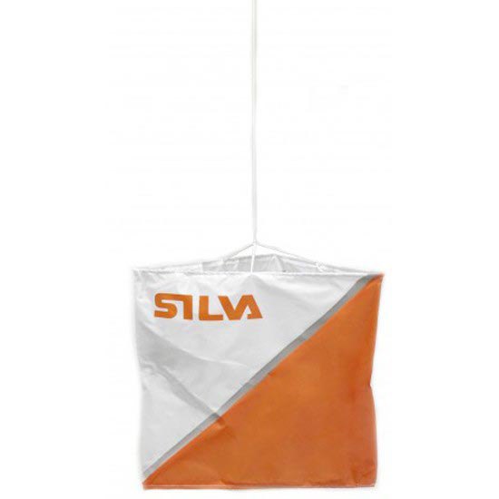 Silva 55000.051 Контрольный пункт спортивного ориентирования 6x6 Cm Оранжевый White / Orange