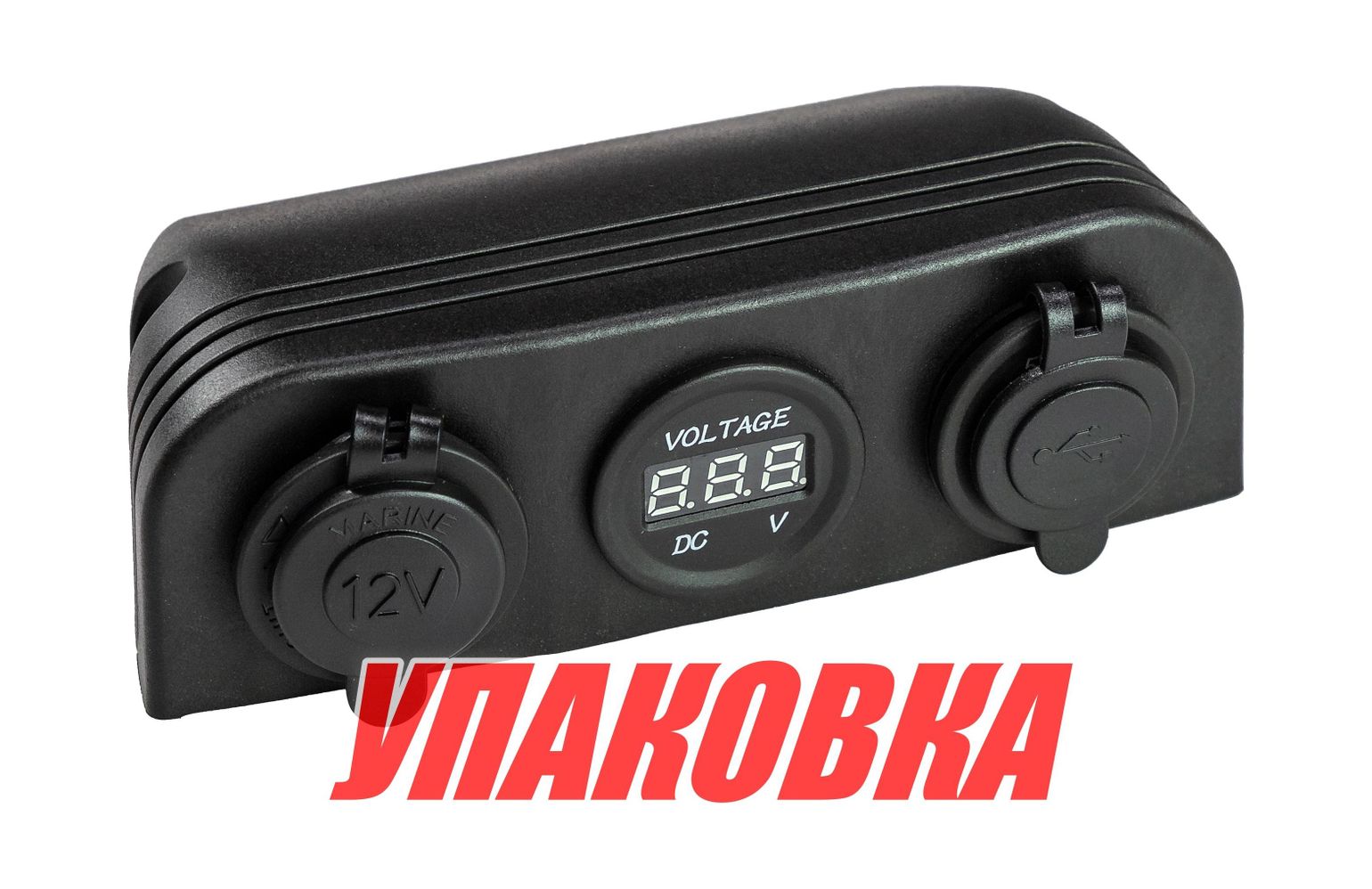Купить Панель с USB-разъемом 5в 2.1А, прикуривателем и вольтметром (упаковка из 10 шт.) AAA AD9-1011/2013/4010_pkg_10 7ft.ru в интернет магазине Семь Футов