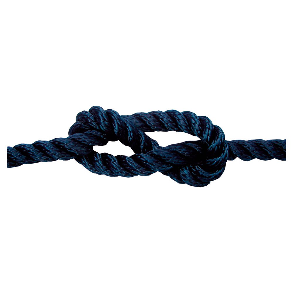 Plam 807230 A.T. 100 m Плетеная веревка Голубой Navy Blue 30 mm 