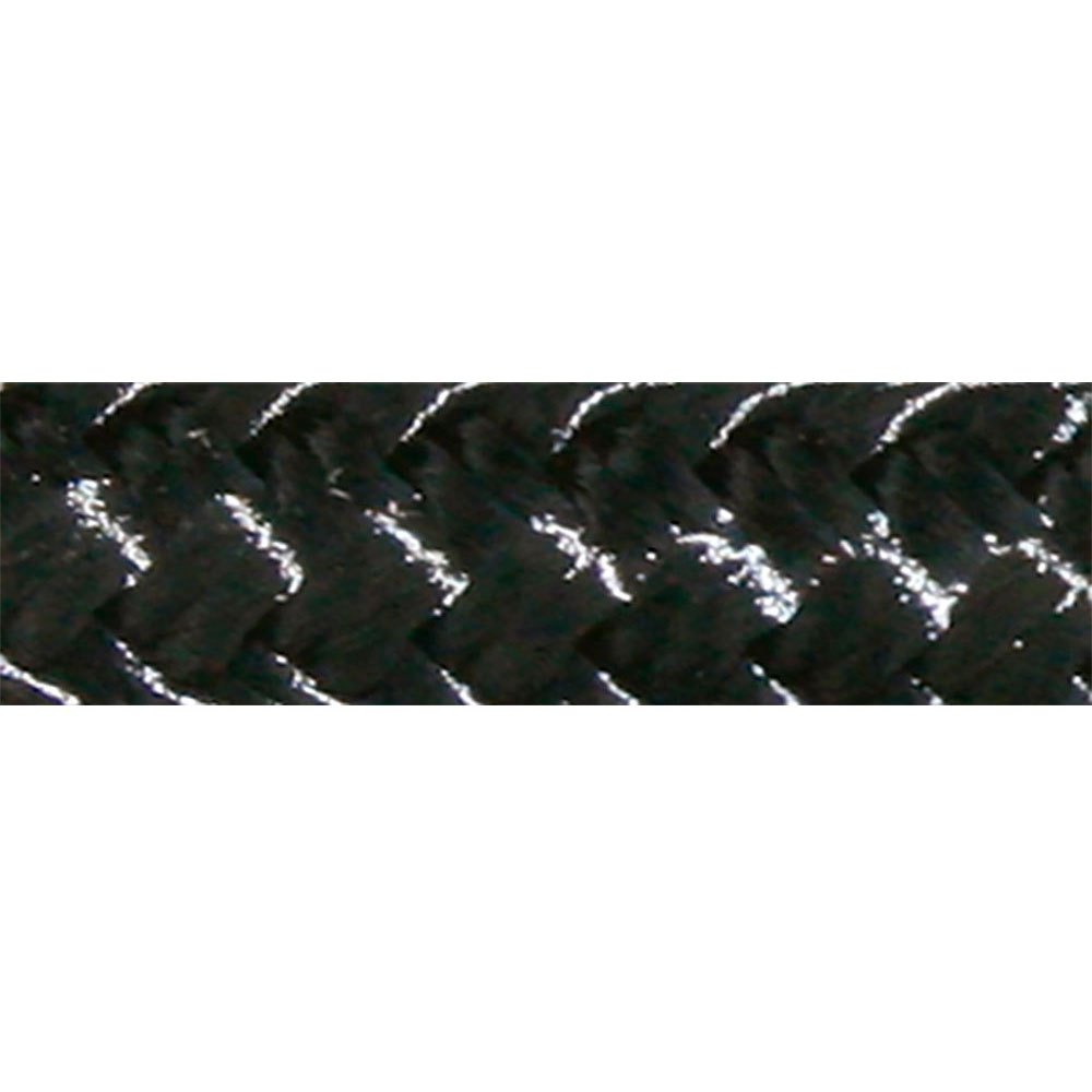 Sea-dog line 354-302112015BK1 Premium Двойная плетеная нейлоновая док-веревка Черный Black 1.27 cm x 4.6 m 