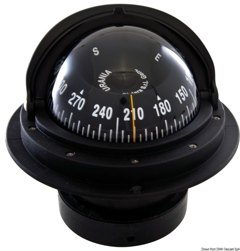 Купить RIVIERA compass 4 enveloping opening black/black front view, 25.028.17 7ft.ru в интернет магазине Семь Футов