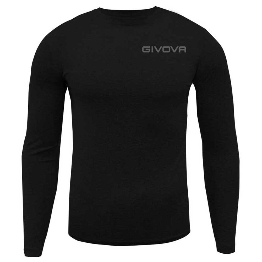 Givova MAE012-0010-2XL Базовый слой с длинным рукавом Corpus 3 Черный Black 2XL