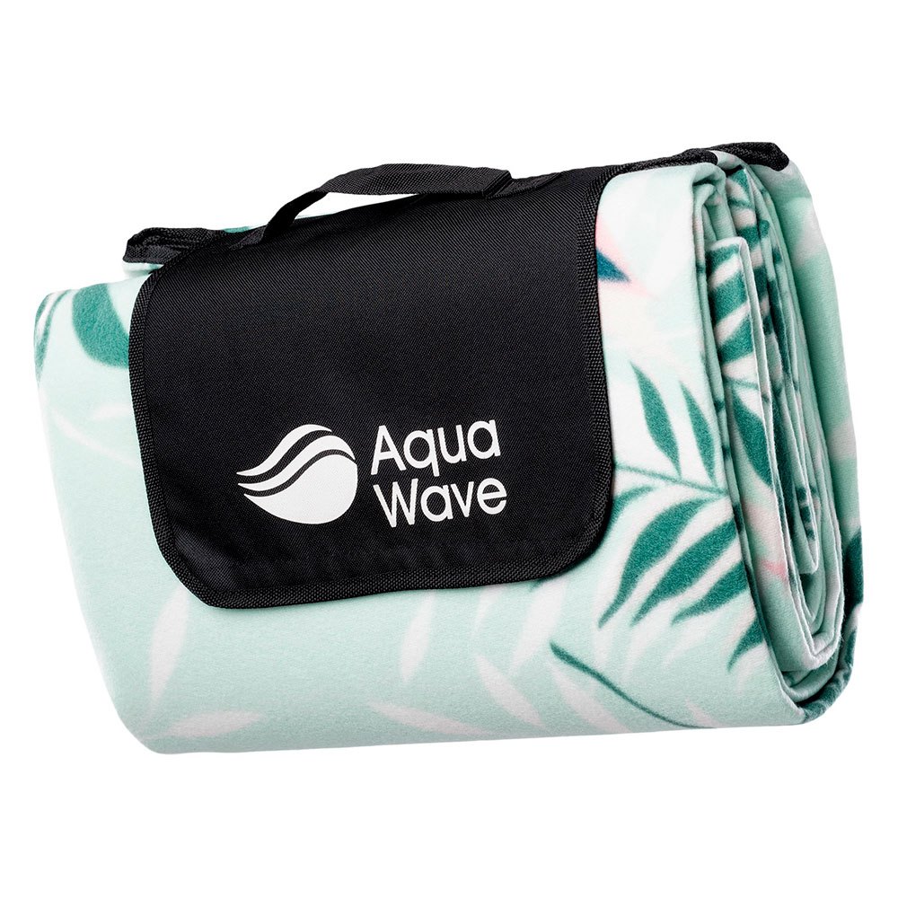 Aquawave 35921-D AQ LEAV PR- Salva Одеяло для пикника Черный Dusty Aqua Leaves Print