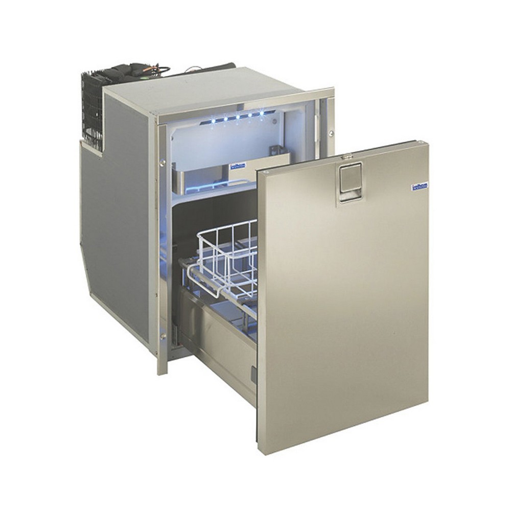 Холодильник с выдвижным ящиком Indel Marine 2424702 12В 470x526x545мм 65л из нержавеющей стали