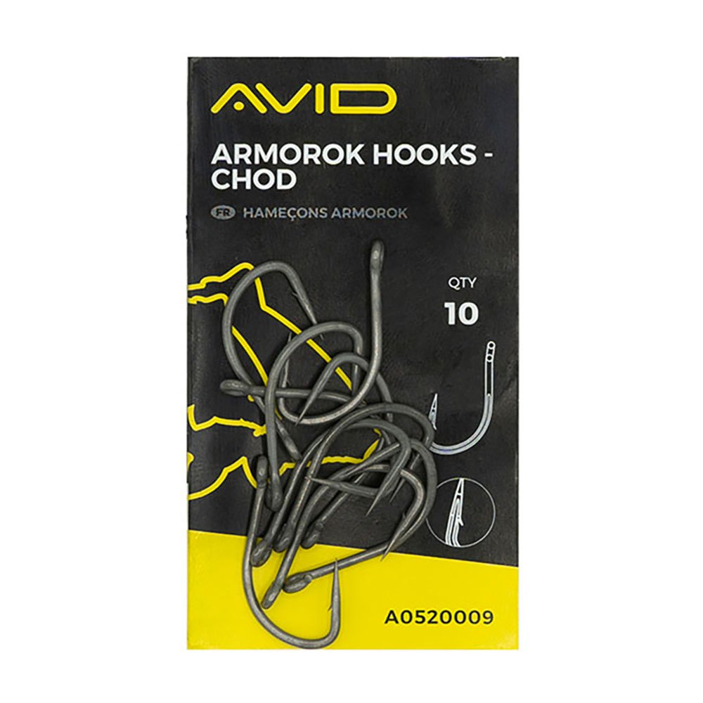 Avid carp A0520012 Armorok Chod Крюк Черный  Black Nickel 8 