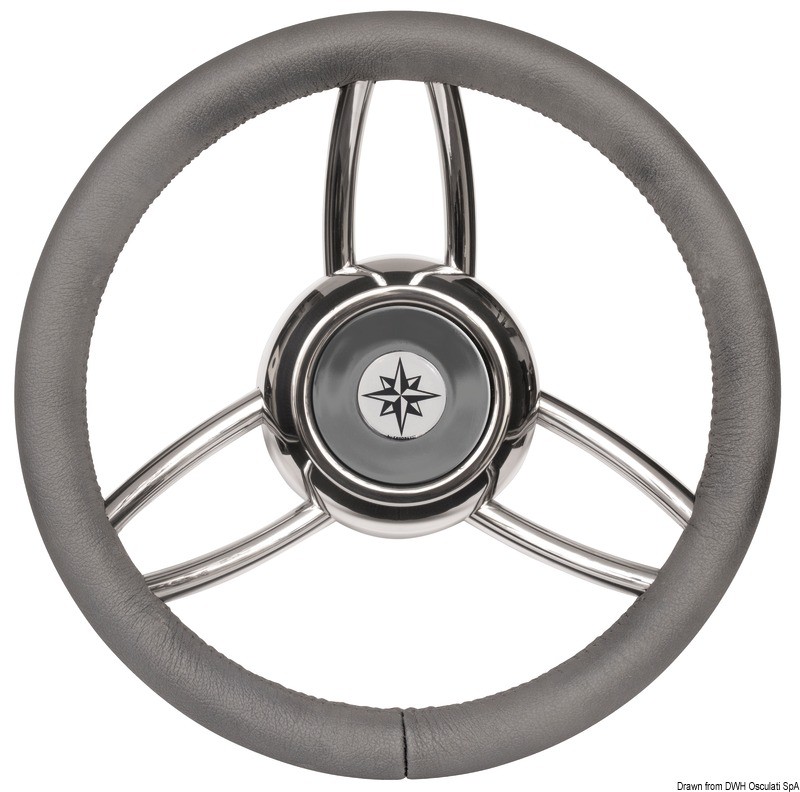 Купить Blitz steering wheel w/soft polyurethan ring grey, 45.169.02 7ft.ru в интернет магазине Семь Футов