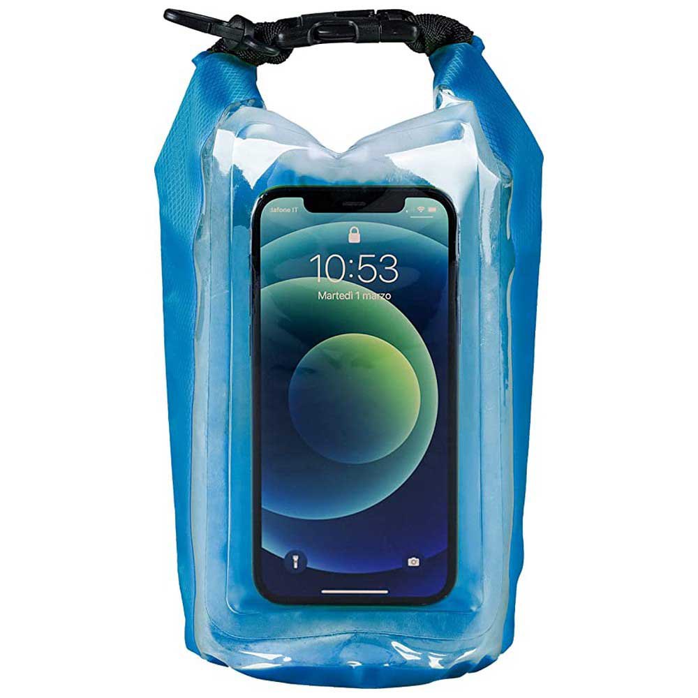 Salvimar BAG0102B Сухой пакет с окошком для телефона 2.5L Голубой Blue / Blue