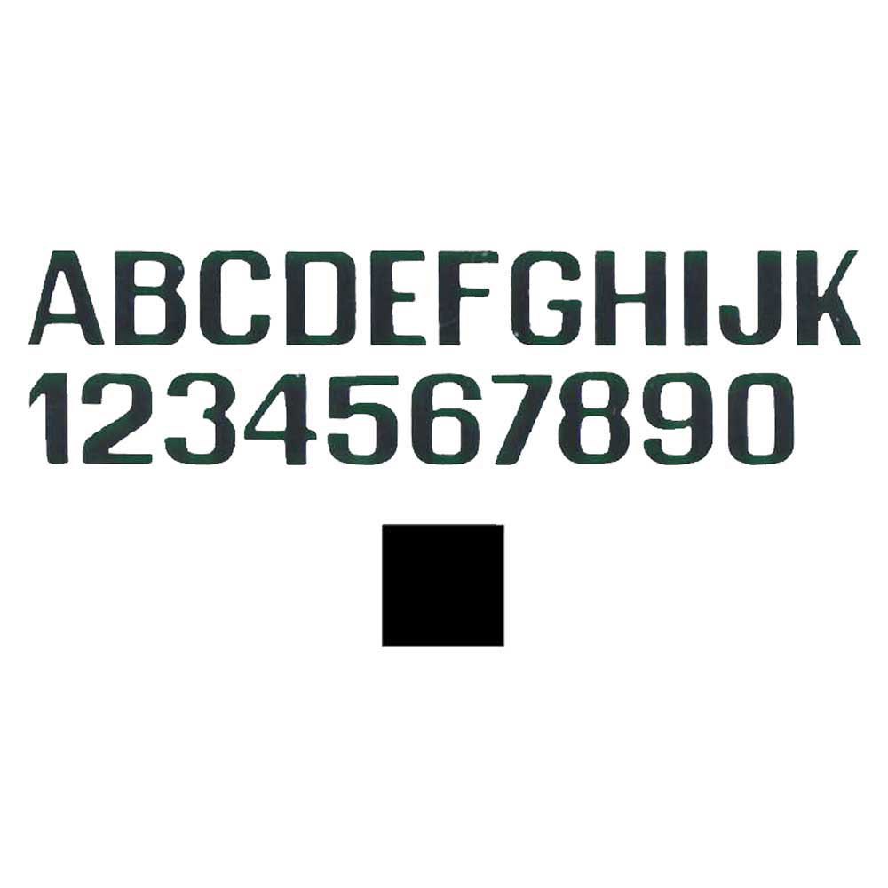 International letterfix 5959000G G Наклейки с буквами Черный Black 100 mm 