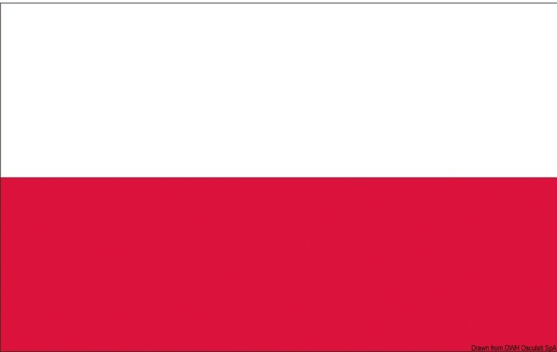 Купить Флаг Польши гостевой 20 х 30 см, Osculati 35.463.01 7ft.ru в интернет магазине Семь Футов