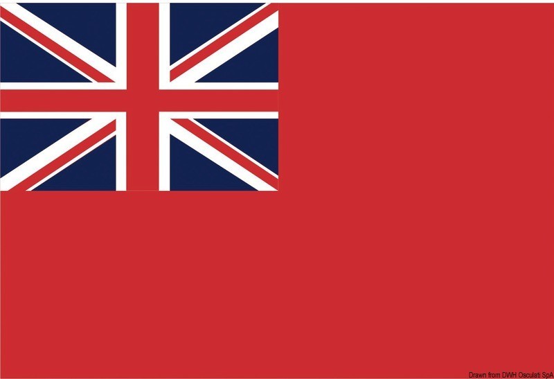 Купить Флаг Великобритании торговый 20 х 30 см, Osculati 35.449.01 7ft.ru в интернет магазине Семь Футов