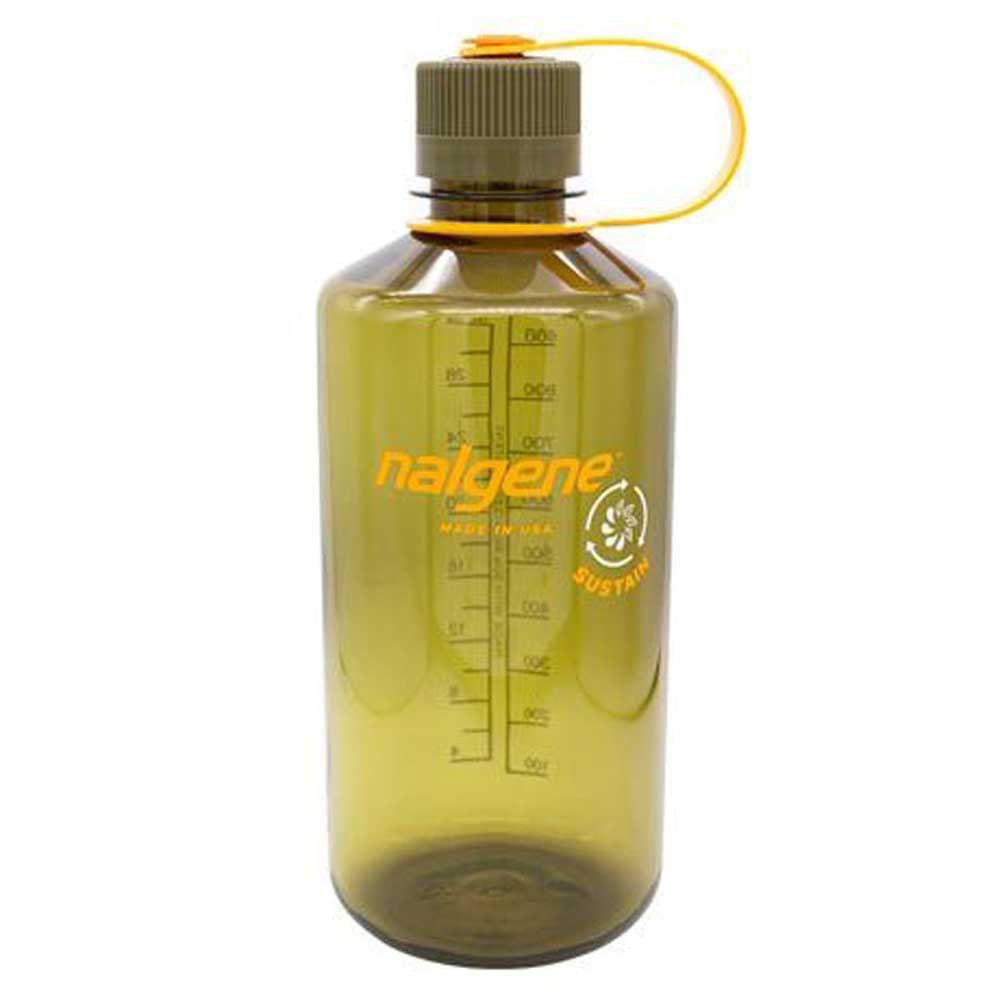 Nalgene NL20200932 Sustain 1L Бутылка с узким горлом Зеленый Olive