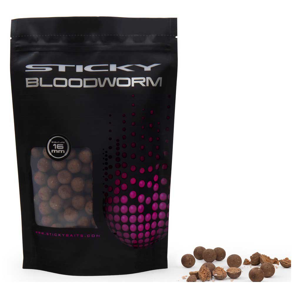 Sticky baits BLS12 Bloodworm Shelf Life 1kg Бойлы Золотистый Brown 12 mm