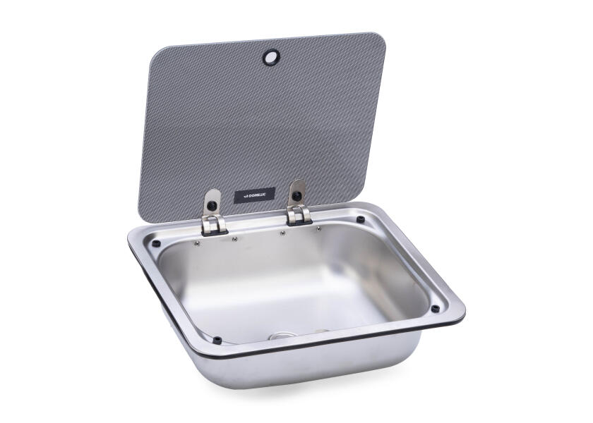 Купить DOMETIC Cornered Sink with glass cover / 410 x 335 mm 61645-bvs 7ft.ru в интернет магазине Семь Футов