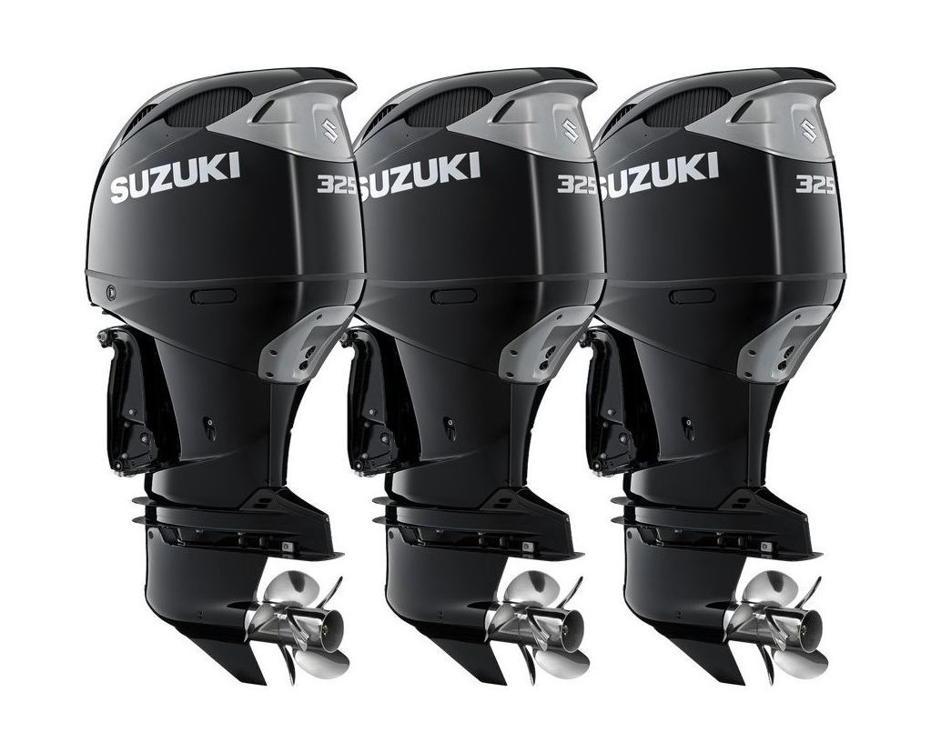 Купить Тройка из 2 моторов Suzuki DF325ATX+ 1 мотор DF325ATXX, черные 3xDF325AT 7ft.ru в интернет магазине Семь Футов