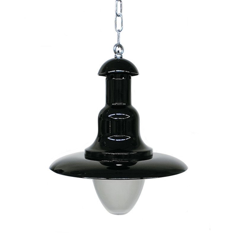 Светильник подвесной черный Foresti & Suardi 2190.CNS E27 220/240 В 77 Вт Ø 350 мм пескоструйная обработка стекла
