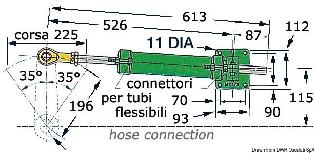 Купить VETUS MT175 steering system single, 45.140.10 7ft.ru в интернет магазине Семь Футов