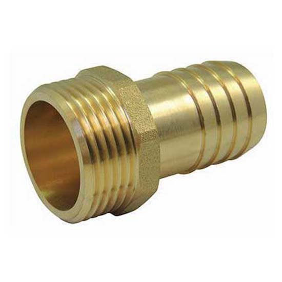 Midinox SPEM0808P 1/4´´ Рифленый соединитель с наружной резьбой Bronze 8 mm