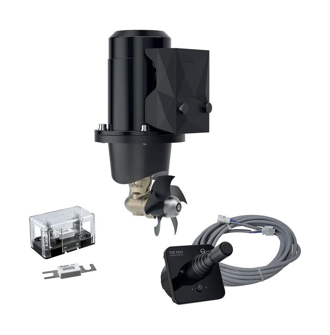 Купить Подруливающее устройство Quick, D110mm, 25KGF, 12 В, (TCD2042 - TCDEX06 - NO TNL) FGBT11025120K04 7ft.ru в интернет магазине Семь Футов