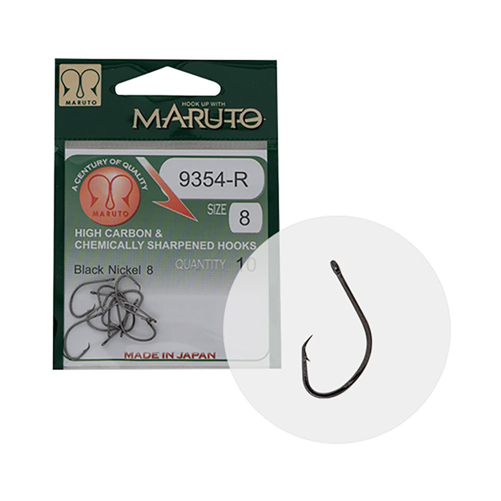 Maruto 43851008 9354-R Крючки С Одним Глазком Бесцветный Black Nickel 8