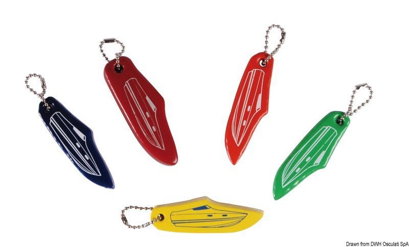 Купить Плавающие брелки из мягкой пены "Катер" разноцветные 10 штук, Osculati 35.823.00 7ft.ru в интернет магазине Семь Футов