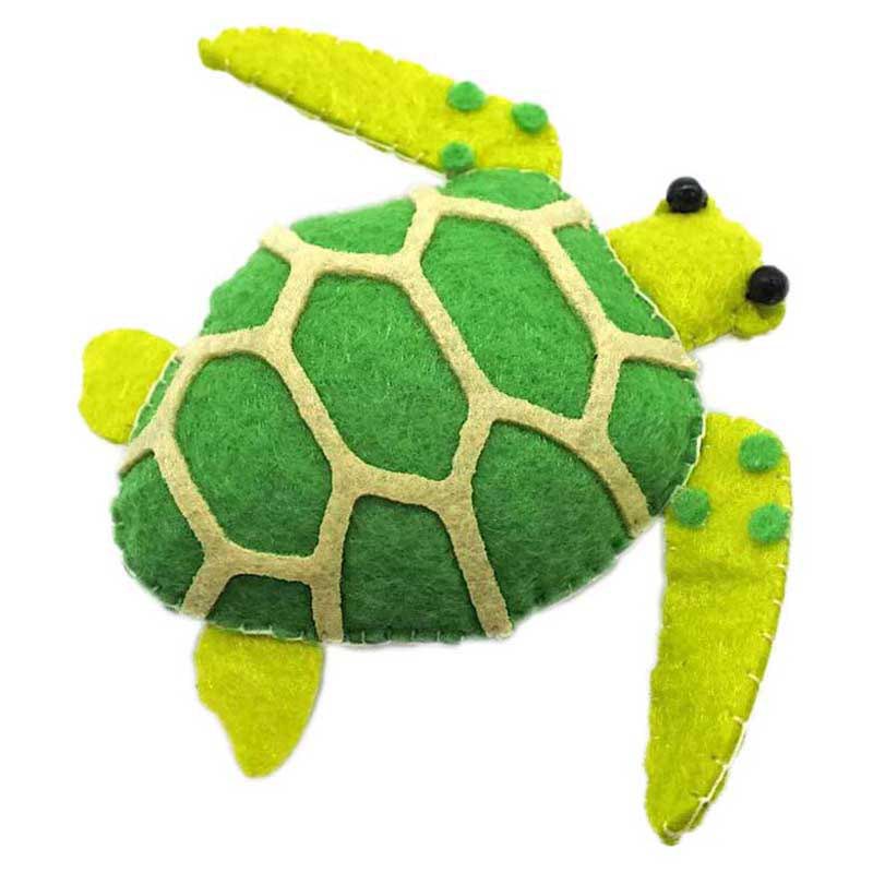 Dive inspire MN-024 Солнечная зеленая морская черепаха Магнит Зеленый Green