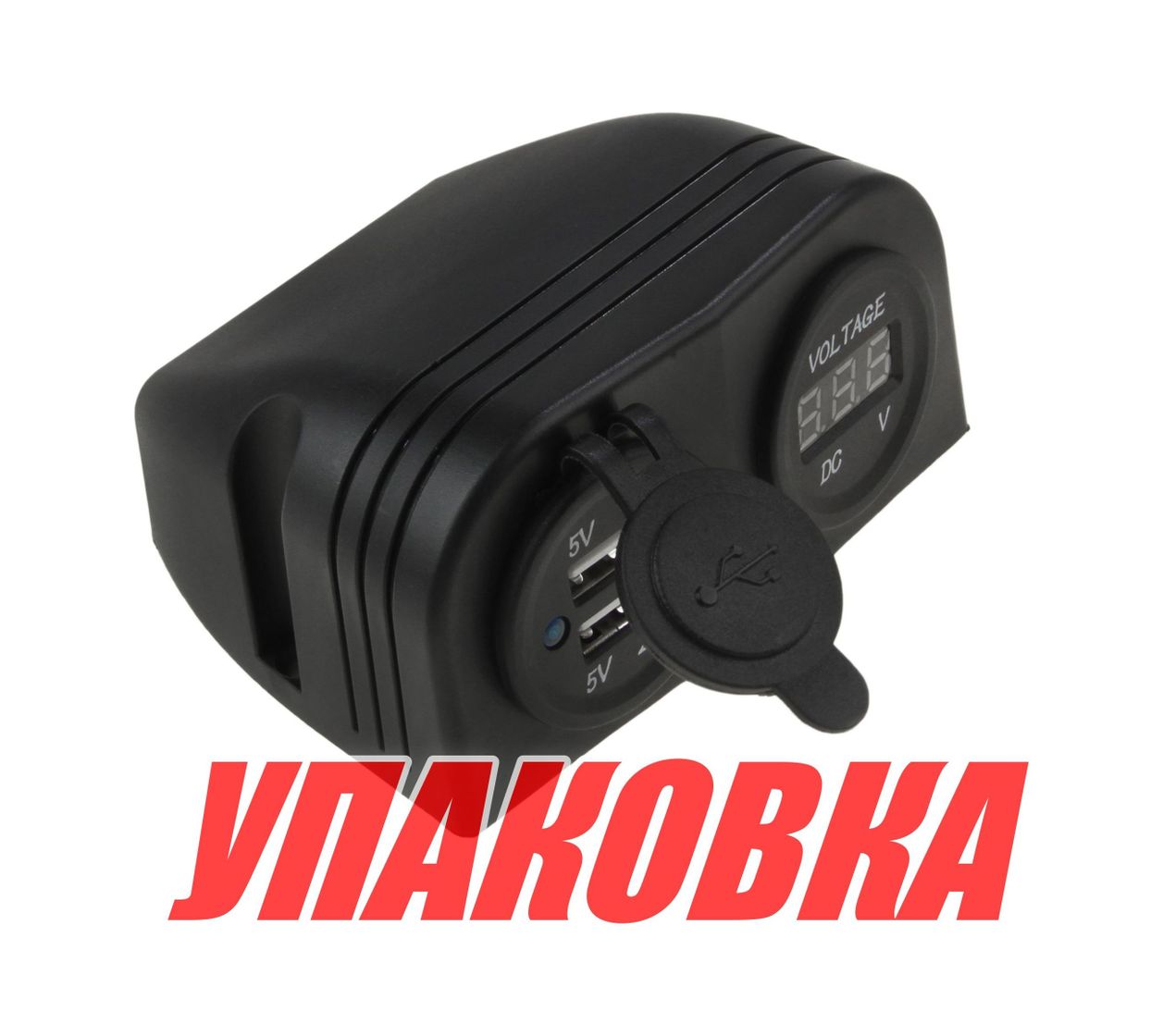 Купить Разъем USB 5 В 3.1А и цифровой вольтметр для крепления на приборную панель (упаковка из 50 шт.) AAA AES121440UV_pkg_50 7ft.ru в интернет магазине Семь Футов