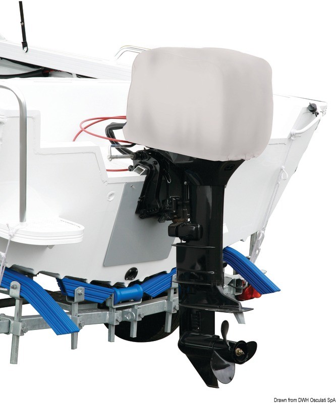 Купить Oceansouth grey cover 5-15HP 2/4-stroke outboard, 46.537.02 7ft.ru в интернет магазине Семь Футов