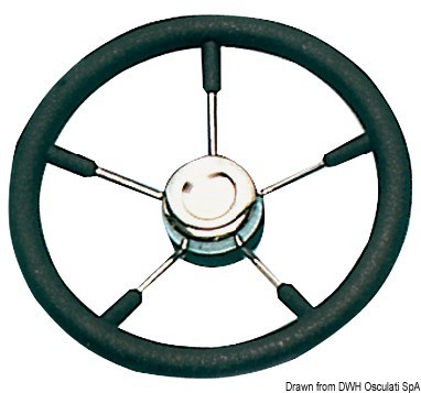 Купить Soft polyurethane steering wheel black 320 mm, 45.129.32 7ft.ru в интернет магазине Семь Футов
