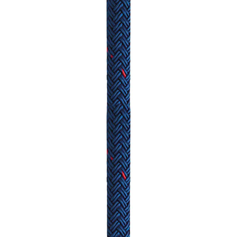 New england ropes 325-50531200025 7.6 m Двойной плетеный док-трос Многоцветный Blue 9.5 mm