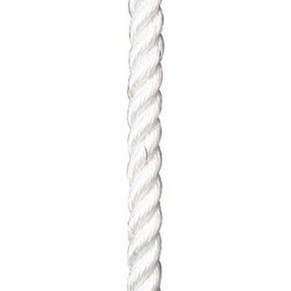 Poly ropes POL1209043710 220 m Улучшенная веревка из полиэстера Белая White 10 mm 
