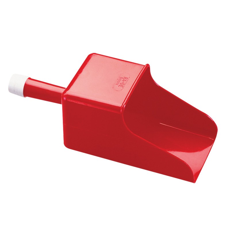 Черпак-воронка с фильтром Nuova Rade 44677 290х110мм из красного пластика