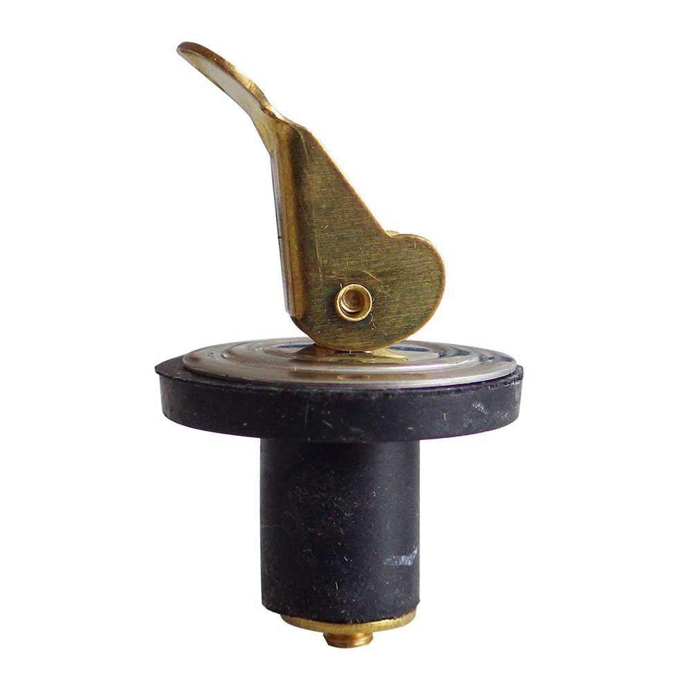 A.a.a. 2323210 Латунная/резиновая расширительная сливная пробка с регулировкой Золотистый Black / Bronze 9.5 mm 