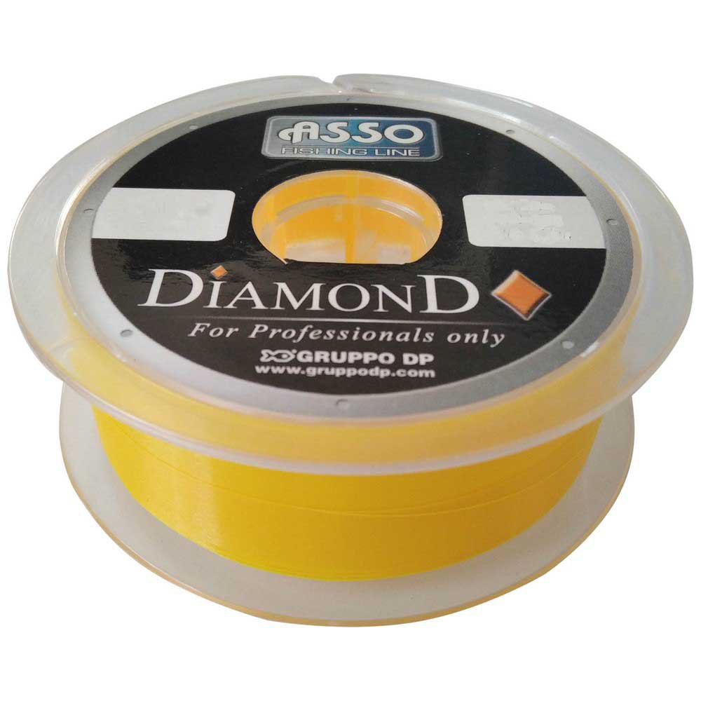 ASSO 8050043360540 Diamond 150 m Монофиламент Желтый Yellow 0.300 mm 