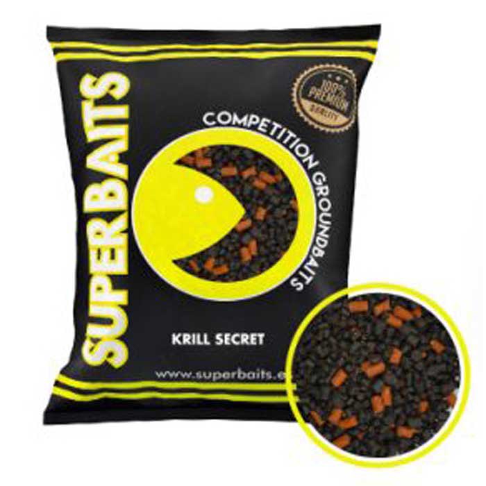 Superbaits 27003 СБ Krill Secret 900g Пеллеты Многоцветный Multicolour 6 mm 