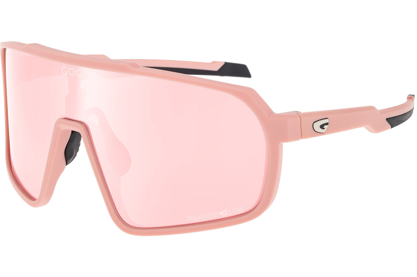 Купить Спортивные очки GOG Okeanos / Matt Dusty Pink-Black / Polarized Pink Lens, e535-2p 7ft.ru в интернет магазине Семь Футов