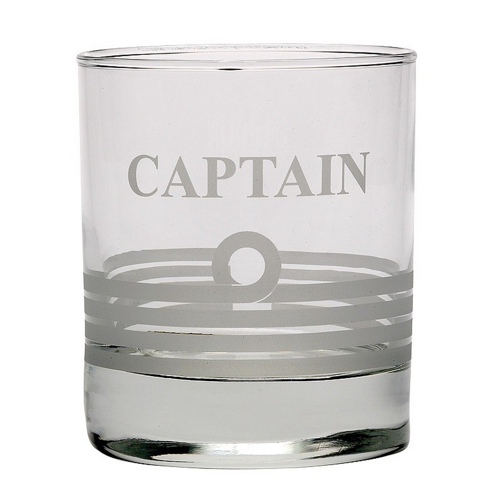 Стеклянный стакан для виски "Captain" Nauticalia 2185 260мл