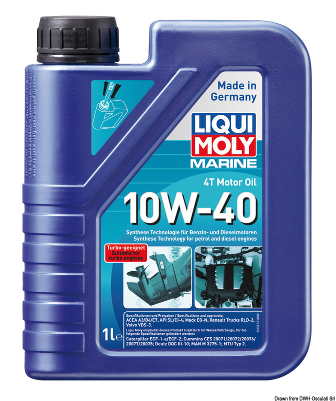 Купить Marine 4T Motor Oil 10W-40 1l, 65.931.01 7ft.ru в интернет магазине Семь Футов