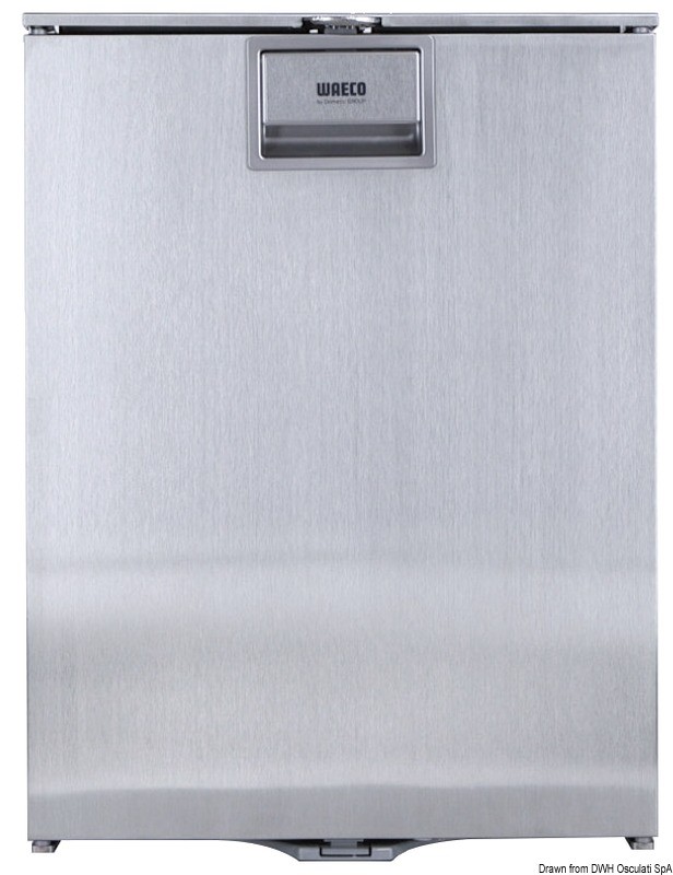 Купить Компрессорный холодильник с передней панелью из нержавеющей стали WAECO Dometic CoolMatic CRX140 INOX 525 x 812 x 620 мм 136 л, Osculati 50.911.11 7ft.ru в интернет магазине Семь Футов