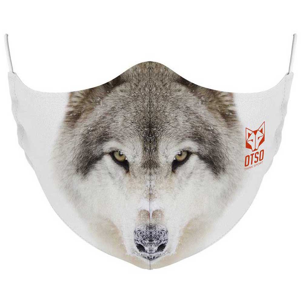 Otso FM-WOF20-ULXL Animals Маска для лица Белая  Wolf Face L-XL