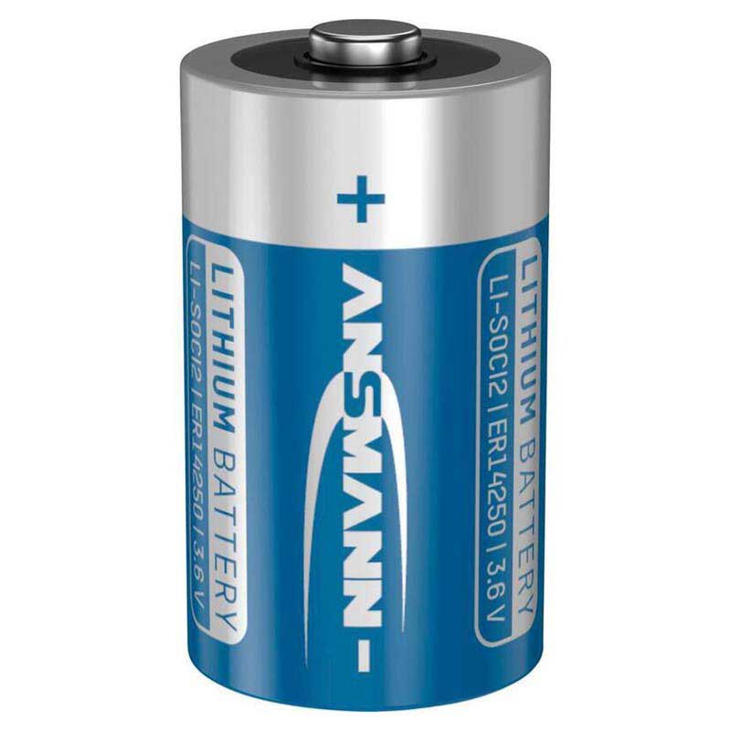 Ansmann 1522-0037-1 ER14250 Цилиндрическая литиевая батарея Серебристый Blue