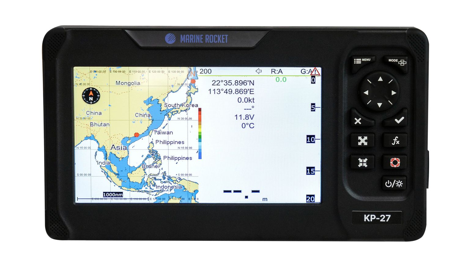 Купить Картплоттер морской 7" 27X с AIS/FF, Marine Rocket 4620136067515 7ft.ru в интернет магазине Семь Футов